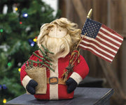 Patriotic Santa Doll
