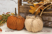 Medium Orange Chenille Pumpkin