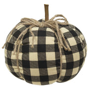 Black Buffalo Check Pumpkin - Large