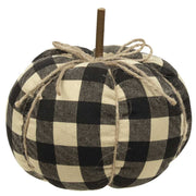 Black Buffalo Check Pumpkin - Small