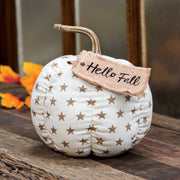 Hello Fall Star Pumpkin