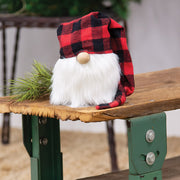 Red Buffalo Check Cap Gnome, 7"