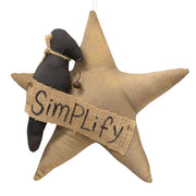 Simplify Star With Crow Ornament