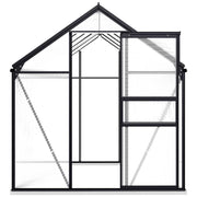 Greenhouse with Base Frame Anthracite Aluminum 63.4 ft