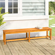 Patio Bench 70.9"x13.8"x17.7" Solid Wood Acacia