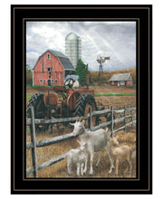 "The Old Tractor" by Ed Wargo, Ready to Hang Framed Print, Black Frame