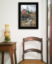 "The Old Tractor" by Ed Wargo, Ready to Hang Framed Print, Black Frame