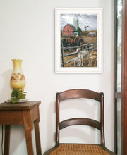 "The Old Tractor" by Ed Wargo, Ready to Hang Framed Print, White Frame