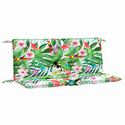Garden Bench Cushions 2pcs Multicolor 47.2"x19.7"x2.8" Fabric