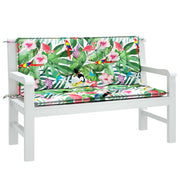 Garden Bench Cushions 2pcs Multicolor 47.2"x19.7"x2.8" Fabric