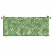 Garden Bench Cushion Leaf Pattern 47.2"x19.7"x2.8" Fabric