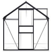 Greenhouse with Base Frame Anthracite Aluminum 51.1 ft