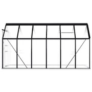 Greenhouse with Base Frame Anthracite Aluminum 75.7 ft