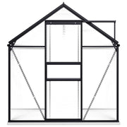Greenhouse with Base Frame Anthracite Aluminum 38.9 ft