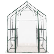 Greenhouse with 8 Shelves 4.7'x4.7'x6.4'