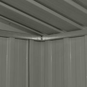 Garden Storage Shed Anthracite Steel 101.2"x80.7"x70.1"