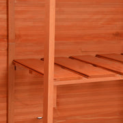 Garden Storage Shed 47.2"x19.6"x35.8" Wood