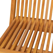 Folding Patio Chairs 6 pcs Solid Teak Wood