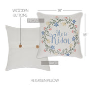 He is Risen Pillow 18x18