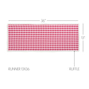 Emmie Red Runner 13x36