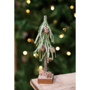 Glittered Pinecone Tree, 8 inch