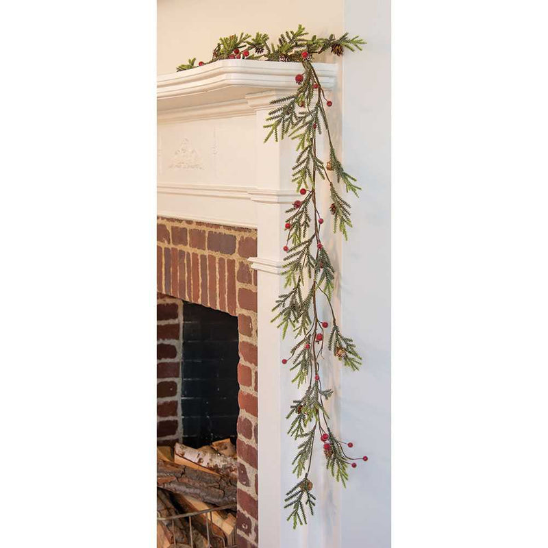 Mountain Pine with Berries Garland