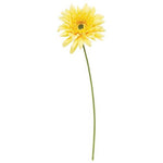 Blooming Daisy Stem - Dark Yellow