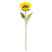 Blooming Sunflower Stem - Yellow
