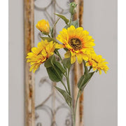 Sunflower Blooms Spray - Yellow