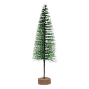 Snowy Bottle Brush Tree - 10"