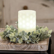 Ombre Boxwood Candle Ring - 3.5"