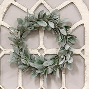 Frosted Lamb's Ear Wreath