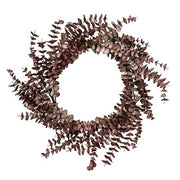 Burgundy Fall Ombre Eucalyptus Leaf Wreath