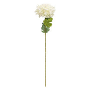 Chrysanthemum Branch - Cream - 30"