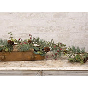 Icy Bristle Pine & Berry Garland