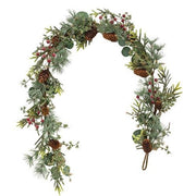 Icy Bristle Pine & Berry Garland