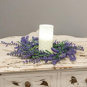 Purple Astilbe Candle Ring - 5.5"