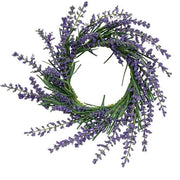 Purple Astilbe Candle Ring - 5.5"