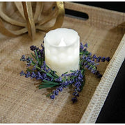 Purple Astilbe Candle Ring - 3"