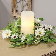 Cape Daisy - Astilbe - & Herb Candle Ring