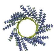 Blue Astilbe Candle Ring - 3"