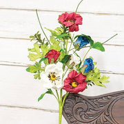 Americana Rose & Poppy Spray