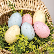 Pastel Speckled Easter Eggs in Bag (Set of 6)