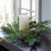 Mossy Glen Pine & Cedar Candle Ring - 6.5"