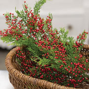 Merry Red Berries & Cedar Spray - 30"