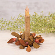 Leaf & Acorn Small Candle Ring