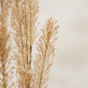 Flocked Tan Yarrow Spray