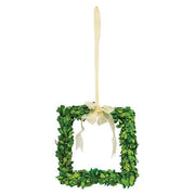 Preserved Boxwood Square Wreath - 10"