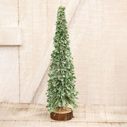 Icy Boxwood Brush Tree - 16"