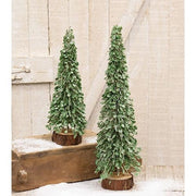 Icy Boxwood Brush Tree - 16"